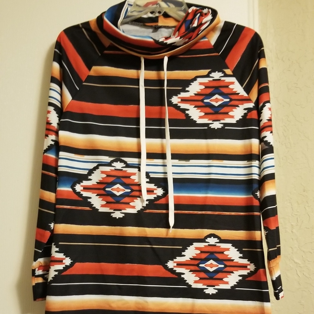 Women Aztec print sweater